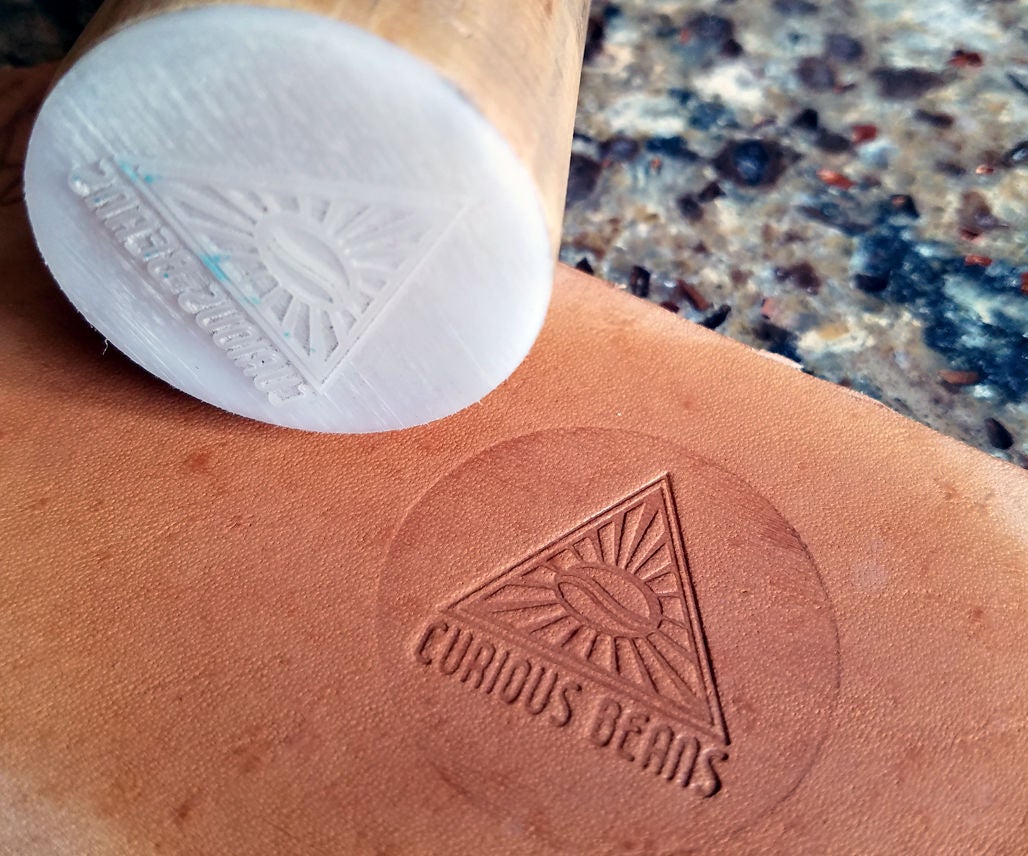 MINI car logo Delrin Leather Stamp